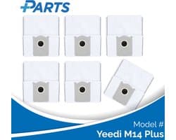 Yeedi M14 Plus Stofzakken (6 Stuks, Plus.Parts® alternatief voor DDB030041)