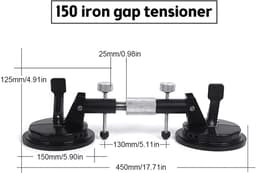 Zuignap Glasheffer - Vacuüm Sucker Tegel Lifter - Materiaal Verplaatsen - Verstelbare Zuigkracht - 150KG - Zilver — thumbnail 3
