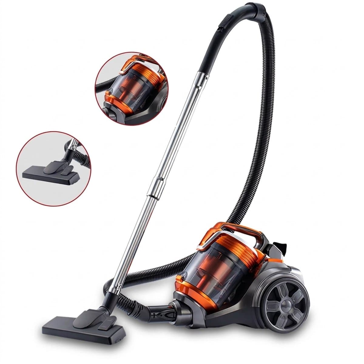 Archi Stofzuiger zonder Zak – 3600W – 15000 Pa Zuigkracht – Multi-Cyclonische Filtratie – Harde Vloeren, Tapijt en Huisdierhaar — afbeelding 1