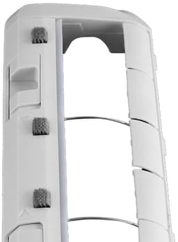 Dailygoods- Borstelafdekking Vervangend Onderdeel - Geschikt Voor S10/X10/S20 - Hoofdborstelafdekking - Verhoogt Reinigingsvermogen - Eenvoudig Te Vervangen - Robotstofzuiger — thumbnail 5