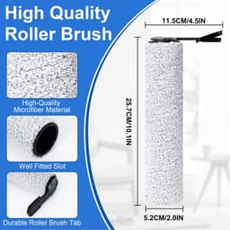 Dailygoods- Borstelrol Vervangend - HEPA-filter - Tineco Floor One S7 - Stofzuiger - Ultra/Stretch - S6/S7/S9 Artist - Stofzuigerborstel — thumbnail 5