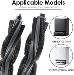 Omgoods - Set van 2 Rollerborstels voor ECOVACS DEEBOT X2 Robotstofzuiger — thumbnail 3