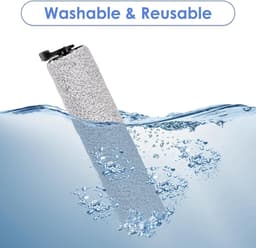 Vervangende rolborstels en filters geschikt voor Tineco Floor One S3/iFloor 3 draadloze nat- en droogstofzuiger. De reserveonderdelenset bevat 3 rolborstels en 4 filters. — thumbnail 3