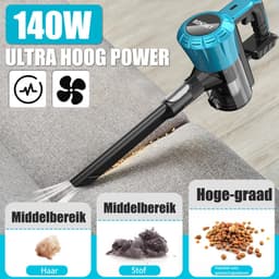 Draadloze Staafstofzuiger 30kPa zuigkracht | 2 stuks 18‑21V accu’s, 375W borstelloze motor, lichte stofzuiger met meerdere opzetstukken en wasbare HEPA‑filters voor thuis en auto — thumbnail 5