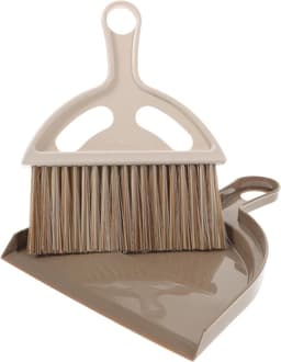 Mini Bezem Stoffer Set - Kleine Stoffer en Blik - Bureau Schoonmaken - Hoge Dichtheid Borstel — thumbnail 1