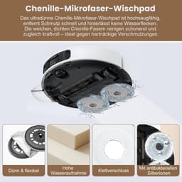 Dailygoods- Accessoires voor Mova E40 Ultra - 24 Stuks - Hoofdborstel - Stofzakken - Dweilpads - HEPA-filters - Zijborstels - Robotstofzuiger — thumbnail 3