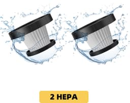 Authmic Steelstofzuiger HEPA Filter Accessoires – Set van 2 – Alleen Geschikt voor Authmic Modellen A15/A17 — thumbnail 1