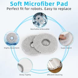 24 stuks accessoires Geschikt voor Roborock Qrevo Curve/Qrevo Edge/S5X/5A1/5XC stofzuiger, hoofdborstel, stofzak, dweilDoeken, filter, zijborstels, schroevendraaier, zuigrobot, reserveonderdelen — thumbnail 2