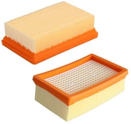 2 Stuks Vervangfilters geschikt voor Kärcher MV4 MV5 MV6 WD4 WD5 WD6 stofzuigers 2.863-005.0 - Wasbare Vouwfilters - Vervangfilters — thumbnail 1