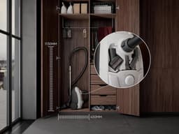 CleanMaster 5000 – Stofzuiger met Zak – Hoge Zuigkracht – 37% Gerecycled Plastic – AllFloor Click-zuigmond – 2-in-1 Multifunctionele Mondstuk – 8,5m Actieradius – Wasbaar Hygiënefilter – Voor Alle Vloeren — thumbnail 2