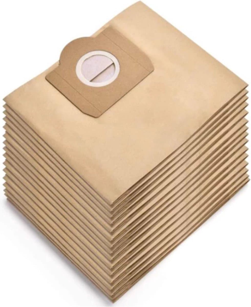 15x Karcher Stofzuigerzakken geschikt voor Kärcher WD3 / MV 3 / A 22 / A 25 / A26 / SE 4001 / 6.959-130.0 Stofzakken stofzuiger zak — afbeelding 1
