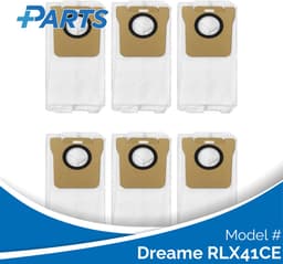 Dreame RLX41CE Stofzakken (6 Stuks, Plus.Parts® alternatief voor RDB3) — thumbnail 1