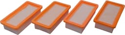 Geschikt voor KARCHER. voordeelpak 4 stuks Vlakfilter voor Aszuiger AD2, AD3, AD4, AD3000, AD3200, 6.415-953.0. COVAKO Merk — thumbnail 1