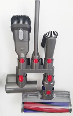 Accessoirehouder / Muurbeugel - Ophangsysteem geschikt voor Dyson V7, V8, V10, V11 en V15 stofzuigers Wall mount — thumbnail 4