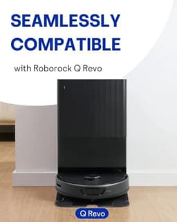 Herbruikbare stofzakken voor Roborock Q Revo, Qrevo S, Qrevo Curve, Qrevo Master, S8 MaxV Ultra, S8 Max Ultra, Saros 10R stofzuiger, 2,7 L grote capaciteit stofzuigerzakken vervangende onderdelen - set van 3 — thumbnail 3