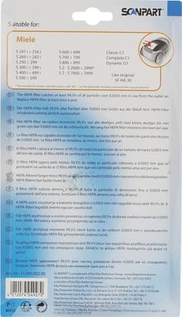 hepafilter H12 (niet uitwasbaar) — thumbnail 4