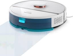 Philips HomeRun Aqua 3000 Series XU3000/02 - Robotstofzuiger met Dweilfunctie - Wit / Metallic - App Connected — thumbnail 4
