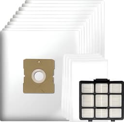 10x Stofzuigerzakken, 1x HEPA filter, 4x micro / motor filter geschikt voor Inventum ST306 ST307 ST308 stofzuigers - Vervanging stofzakken SZ300 21200900119, 21200900120 en 21200900010 — thumbnail 1