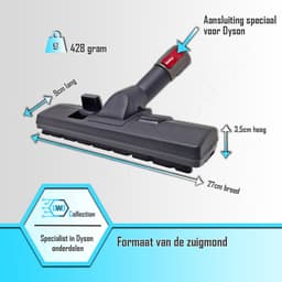 Combi-zuigmond combinatie borstel voor Dyson Cinetic Big Ball CY22 CY23 CY26 CY28 - Stofzuigermond - Mondstuk - Opzetstuk - vloerzuigmond - Accessoires - Onderdelen — thumbnail 4