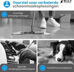 Bolt Electronics® SUPERSONIC GEN V2025 Handstofzuiger - Steelstofzuigers - Zonder Zak — thumbnail 4