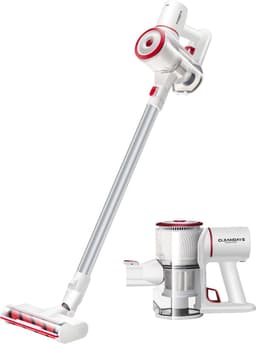 CleanDays® Steelstofzuiger - Draadloos - Turbo Borstel en Kleine Turbo Borstel - LED Verlichting - Sterke Zuigkracht - Inclusief Muurbeugel - Kruimelzuiger - Steelstofzuigers - Stofzuiger Draadloos — thumbnail 1