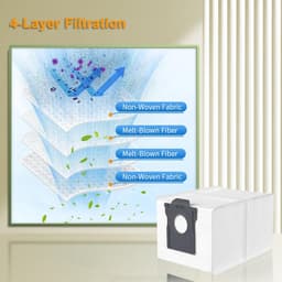 Dreame X40/X50 Complete, X30, Gen2, L10s Plus, L20/L40/L50, voor Mova E30 Pro/P50 Pro Ultra — thumbnail 4