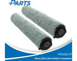 Mova Z60 Ultra Roller Complete Dweilborstels (2 Stuks, Plus.Parts® alternatief voor MV-Z60URC-MROLL)