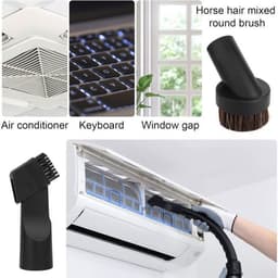6-delige accessoire set Geschikt voor stofzuigers - Universele stofzuigerborstel Geschikt voor Kärcher stofzuigers, meubelstofzuigerborstel accessoires — thumbnail 4