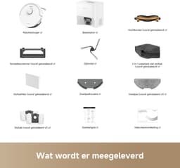Dreame Robotstofzuiger D20 Air Plus Wit | Dweilfunctie | 20.000 Pa zuigkracht | 120 dagen handsfree | Dubbel anti-klitsysteem | Automatisch legen | Huisdieren | Grote stofzak | Meerdere verdiepingen | App bediening | 3D Mapping | Verboden zones | — thumbnail 4