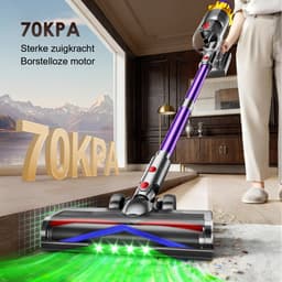 Elekiatech - Steelstofzuiger Draadloos - 70000Pa - 70 Min - 2200 mAh Accu * 2 - Paar — thumbnail 4