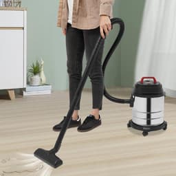 YOR® Karcher - Karcher Stofzuiger - Bouwstofzuiger - Festool Stofzuiger - Bouwstofzuiger Zonder Zak - Zilver en Zwart - 35cm x 45cm x 35cm — thumbnail 2