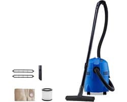 TIM® Steelstofzuiger met snoer - Steelstofzuiger - Stofzuiger - Blauw - 47cm x 39cm x 36cm