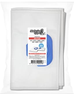 5x Stofzuigerzakken geschikt voor Nilfisk GM80, GM90, GS80, GS90, GD90, GA70, G90 etc. - Hoge Kwaliteit stofzuigerzakken — thumbnail 2