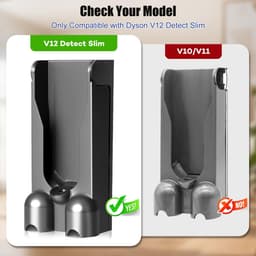 OmGoods - Dailygoody - Stofzuiger Docking Station - Oplaadstation - Lichtgewicht muurbeugel - Ruimtebesparend - Geschikt voor Dyson V12 - Hoogwaardige kwaliteit — thumbnail 3
