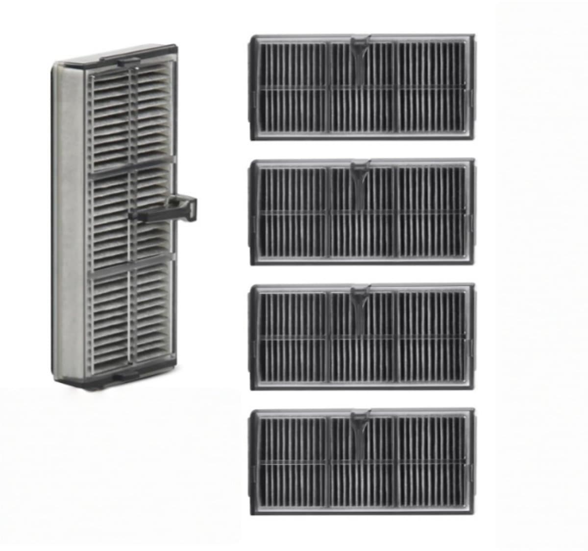 5 stuks HEPA-filteraccessoires-voor Dreame L10s Ultra Gen 2 / X40 Ultra / X40 Master / L40 Ultra / L10s Pro Ultra / X30 Ultra / L10s Ultra Gen 3 stofzuiger-actieve koolstoffilter-reserveonderdelen — afbeelding 1