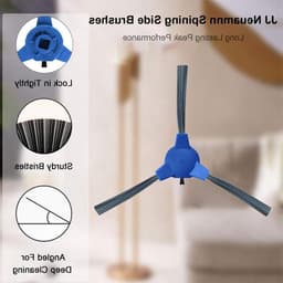 Set van 10 zijborstels voor robotstofzuiger, vervangingsonderdelen voor Eufy RoboVac 11S, 30, 15C en meer, optimale reiniging en compatibiliteit — thumbnail 2