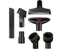 7-delige stofzuigermondset, universele zuigmondenset, stofzuigeraccessoires, multifunctioneel mondstuk en borstelset, universele borstel voor auto, tapijt-accessoires, geschikt voor Kärcher, Miele