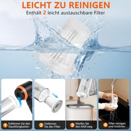 Kruimeldief draadloos - Handstofzuiger - Autostofzuiger - Miniopvang — thumbnail 2