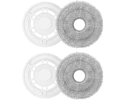 Dailygoods - Cosensi - Dailygoody - Mop Pad Vervangset - Voor Ecovacs Deebot T30 Pro Omni - Hoogwaardige Katoenen Doekjes - Perfecte Pasvorm - Ideaal voor Vloeronderhoud - G