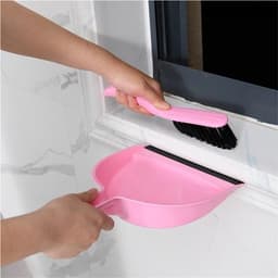 Mini Stoffer en Blik - Kleine Bezem Set - Tafel Schoonmaken - Zachte Borstelharen - 50 Grams - null — thumbnail 3