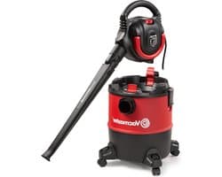 Nat-droogzuiger - Werkplaatsstofzuiger - Klusjes in huis - Krachtige zuigkracht - 6 Gallon capaciteit - Grijs