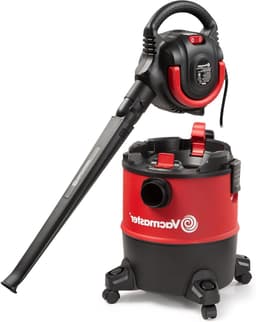 Nat-droogzuiger - Werkplaatsstofzuiger - Klusjes in huis - Krachtige zuigkracht - 6 Gallon capaciteit - Grijs — thumbnail 1