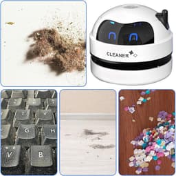 Draagbare Mini USB Oplaadbare Stofzuiger voor Bureau en Tafel — thumbnail 5