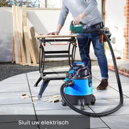 Aurixi® Bouwstofzuiger Zonder Zak - Alleszuiger Met Accessoires - Stofzuiger - Blauw - 33cm 34cm x 45cm — thumbnail 3