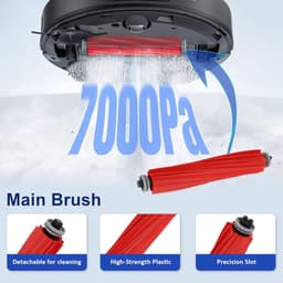 Accessoireset geschikt voor Roborock Qrevo Curv, Edge, S5V & S5X - 17-Delig - Inclusief Rubberen Hoofdborstel, HEPA Filters, Dweilpads & 3L Stofzakken - Vervangingsonderdelen Kit — thumbnail 4