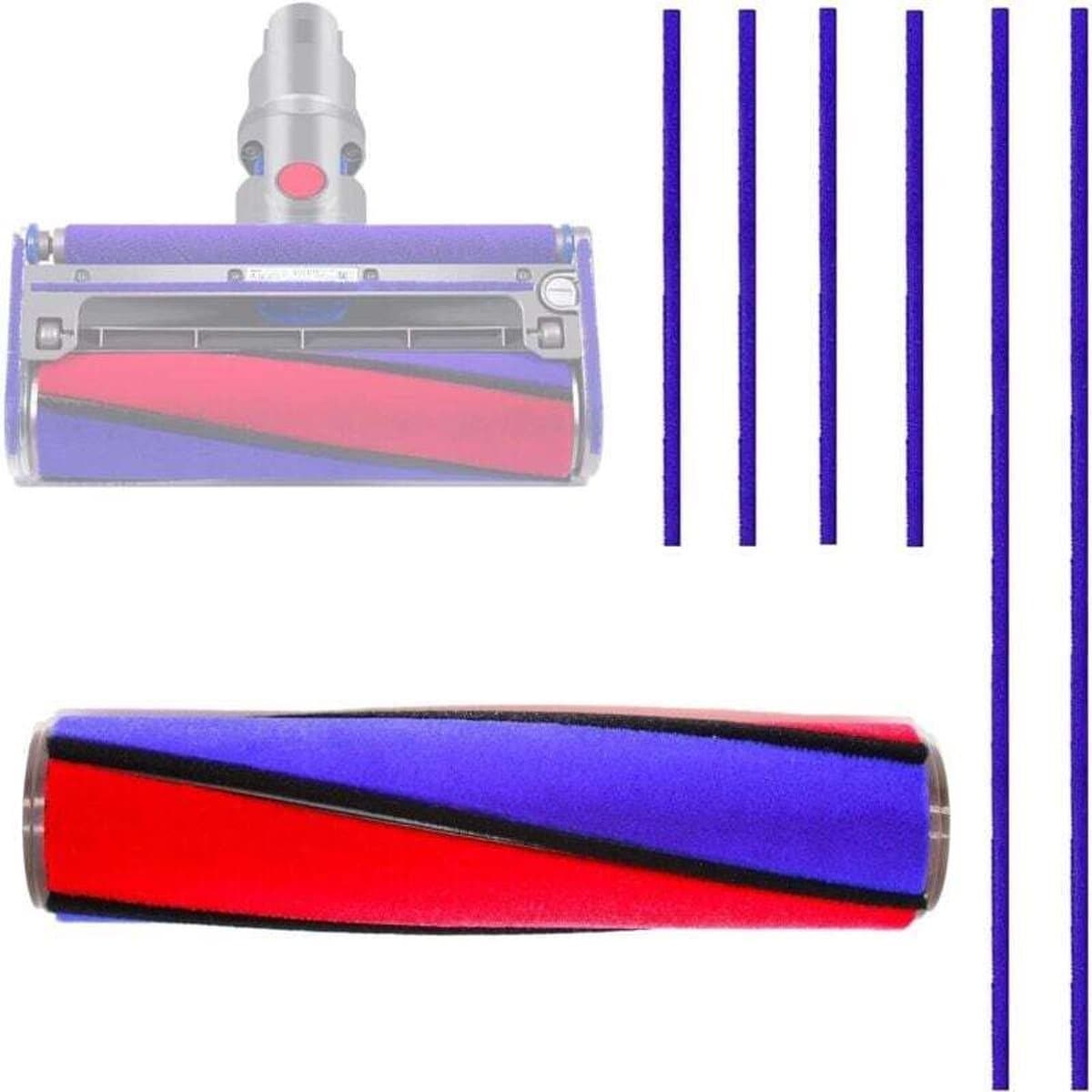 Dyson stofzuigerfilterborstel, 23,6 cm, Dyson parketborstel, vloerreinigingsaccessoire Geschikt voor Dyson V6, V7, V8, V10, V11 stofzuigers — afbeelding 1