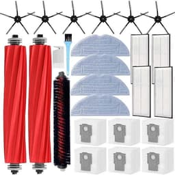 Accessoirekit Geschikt voor Roborock S7 MaxV Ultra en S7 Pro Ultra — 2 Hoofdborstels, 4 Zijborstels, 4 Filters, 4 Dweilpads, 4 Stofzakken — thumbnail 3