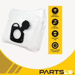 5 Stofzuigerzakken PARTS4® geschikt voor Rowenta | Made in Europe | Passend in o.a. Rowenta Silence Force, X-Trem Power, Compact Power, Green Force, Power XXL, X-Plorer, RO10 — thumbnail 5