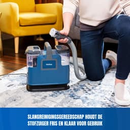 Aurixi® Tapijtreiniger machine - Tapijtreiniger - Tapijtreiniger apparaat - Blauw - 34cm x 23cm x 36cm — thumbnail 4