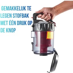 Stofzuiger zonder zak - 800W krachtig - Duitse Wessel Werk zuigmond voor harde vloeren en tapijt — thumbnail 3